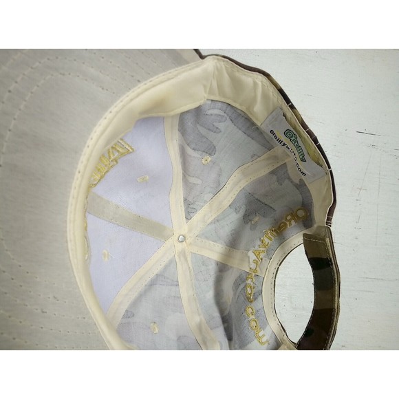 O'Reilly Auto Parts Hat Cap Camo Embroidered Strapback Adjustable Camouflage - Picture 3 of 3